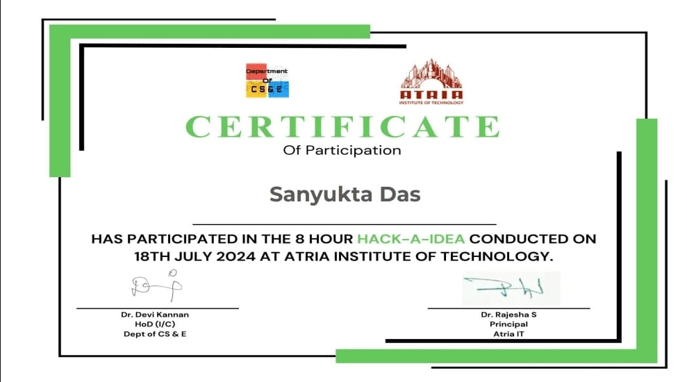 Certificate of Controlled Chaos